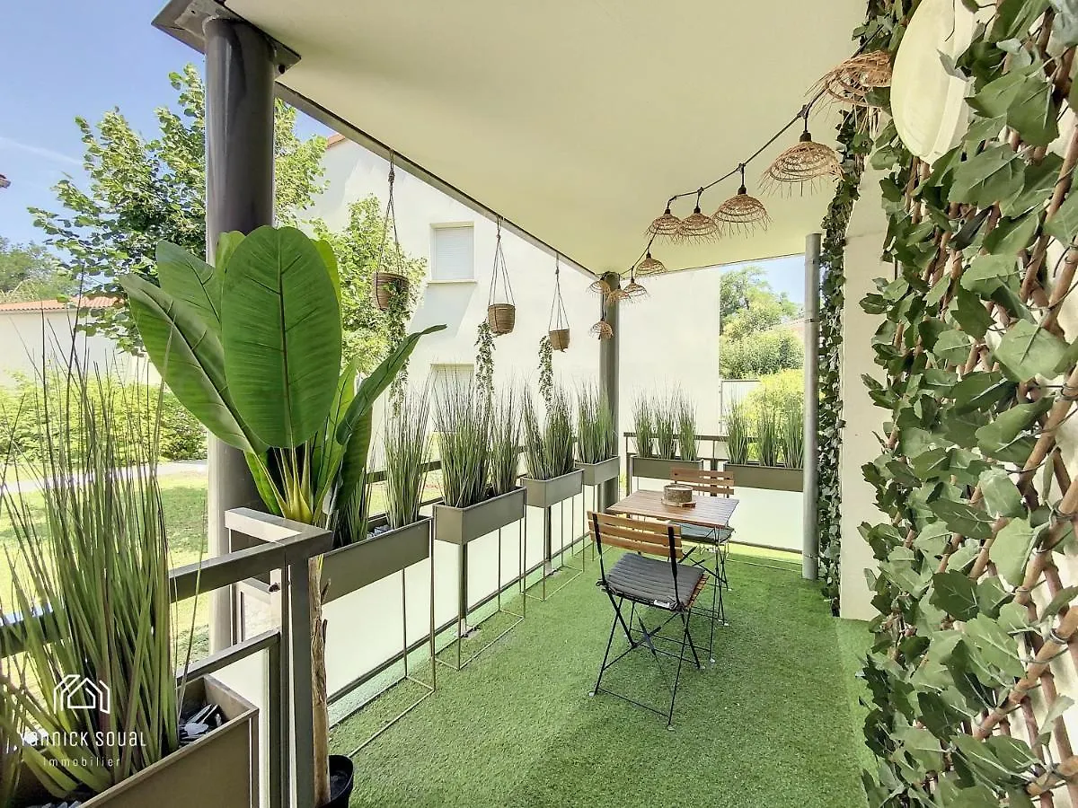 Apartamento Ღ La Terrasse Baia • Parking & Wi-Fi Toulouse